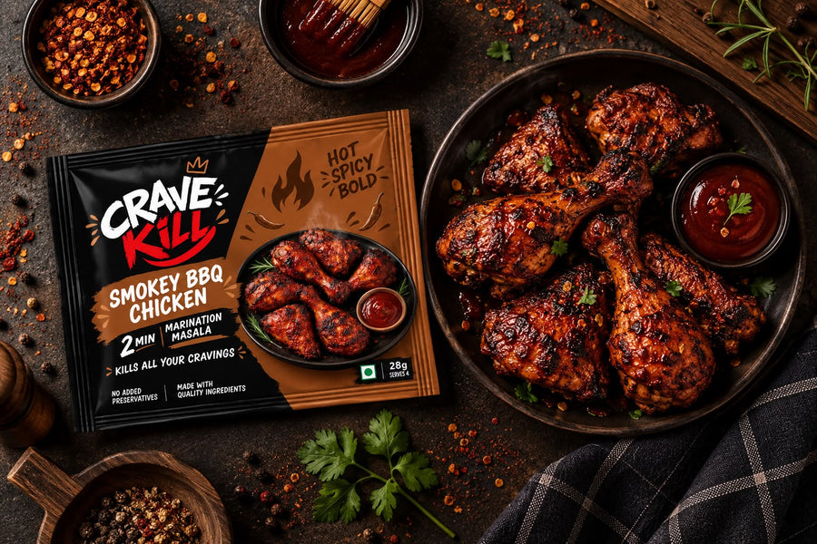Smoky BBQ Chicken masala